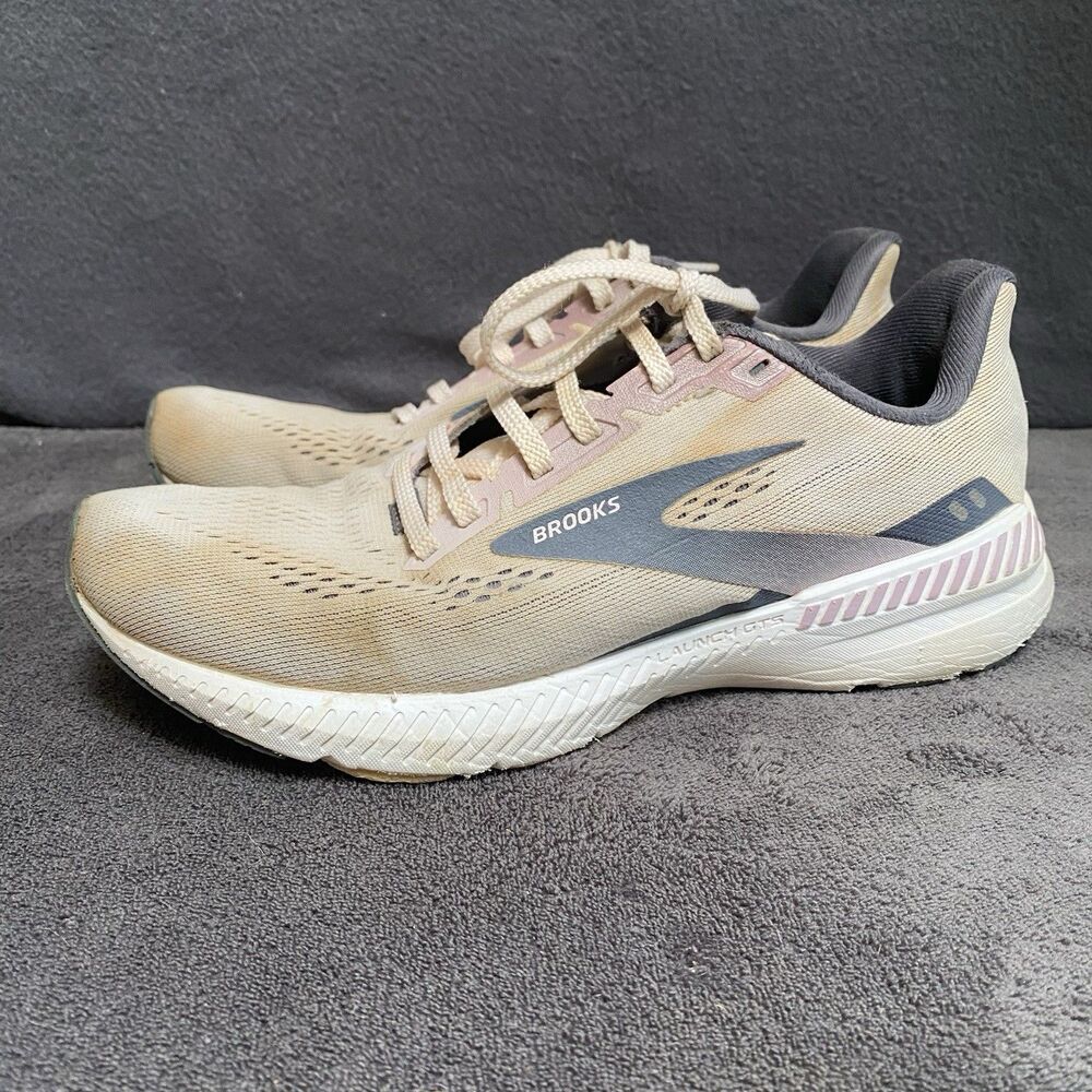 Brooks Launch GTS 8 Women's 8.5 M Primrose Ombre Metallic 120346-1B-653 Running